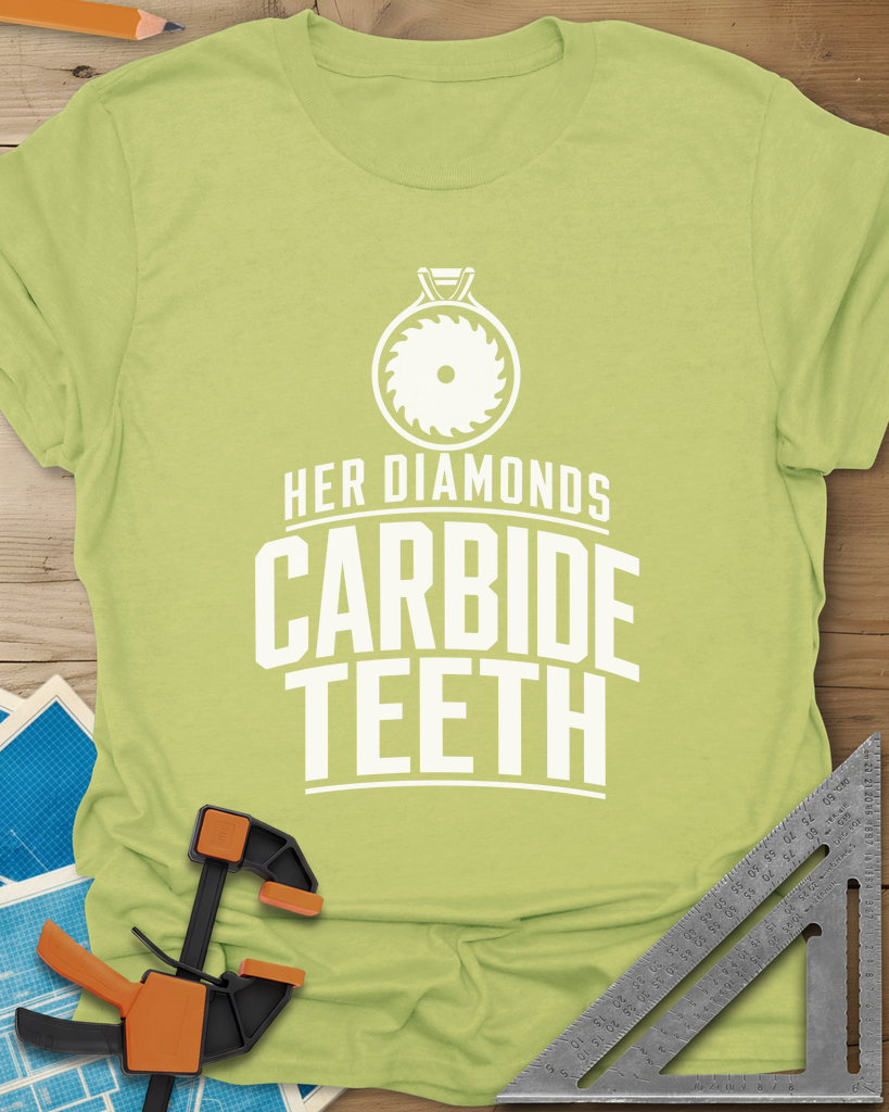 Carbide Teeth Tee — pistachio