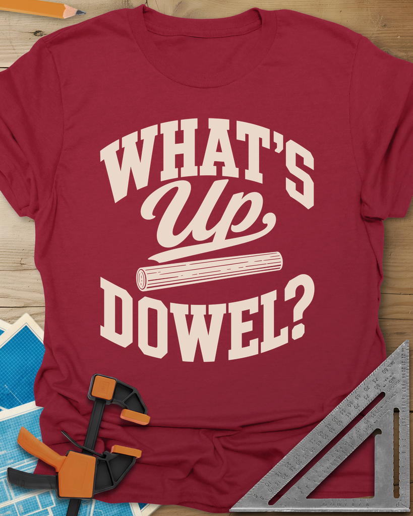 What'S Up Dowel Tee — cardinal_red