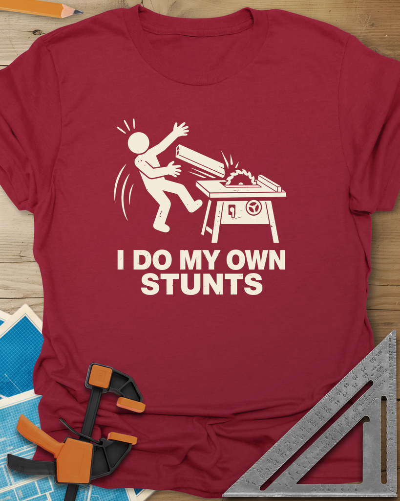 DIY Stunts Tee — cardinal_red