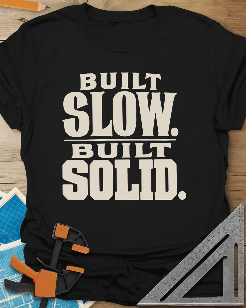 Built Solid Tee — black