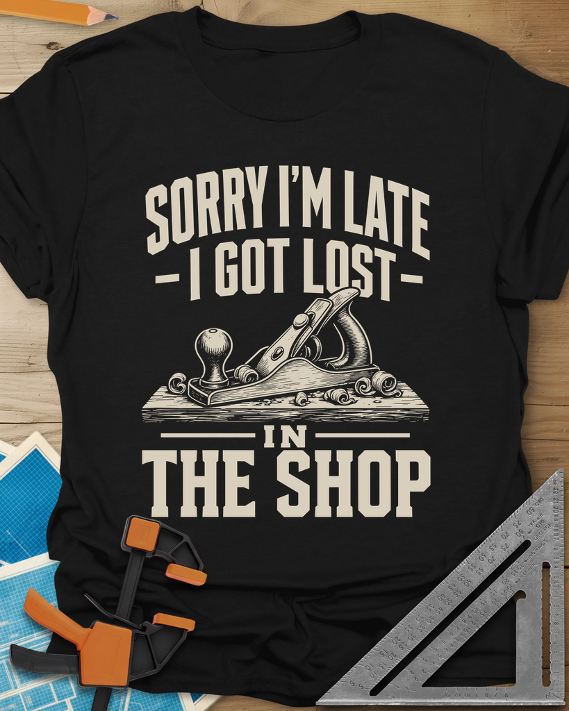Lost In The Shop Tee — black