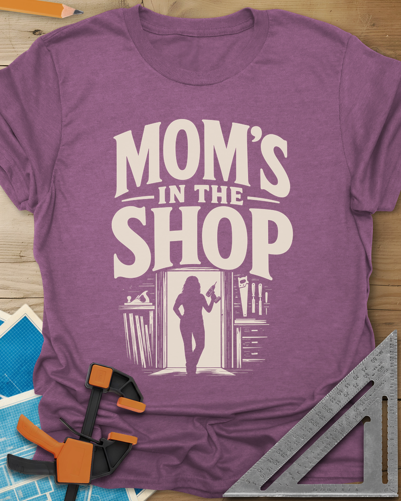 Mom'S Shop Tee — heather_maroon