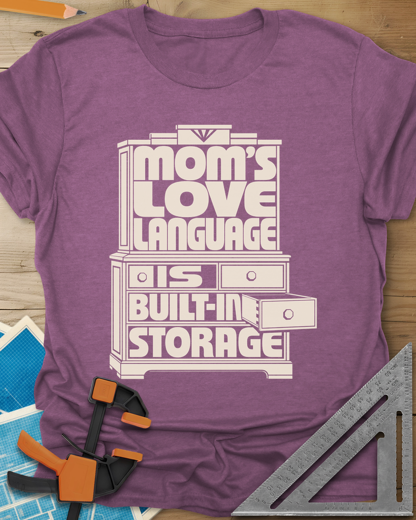 Built-In Storage Tee — heather_maroon