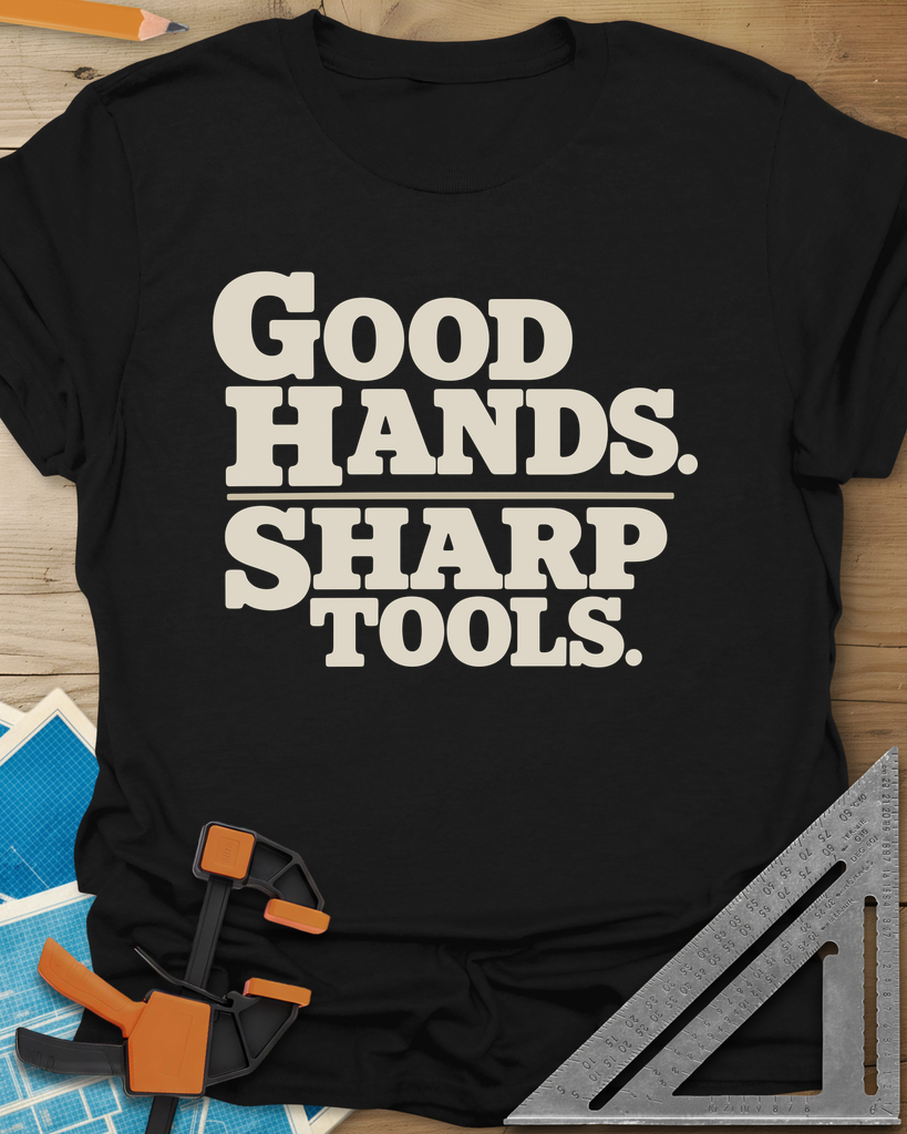 Good Hands Tee — black