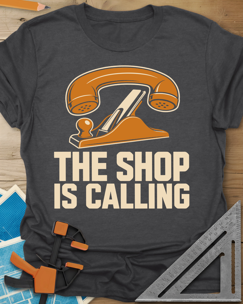 Shop Calling Tee — dark_heather_grey