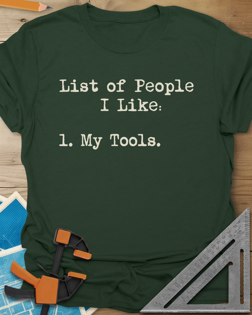 Tool List Tee — forest_green