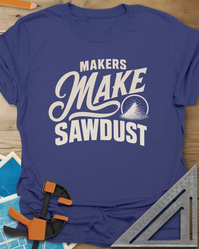 Make Sawdust Tee — metro_blue