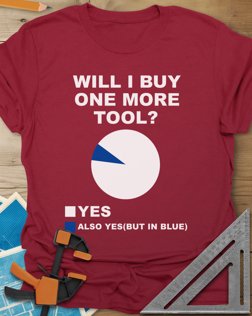 One More Tool Tee — cardinal_red