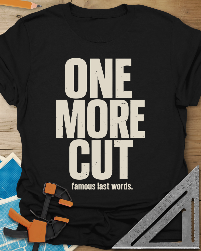 One More Cut Tee — black
