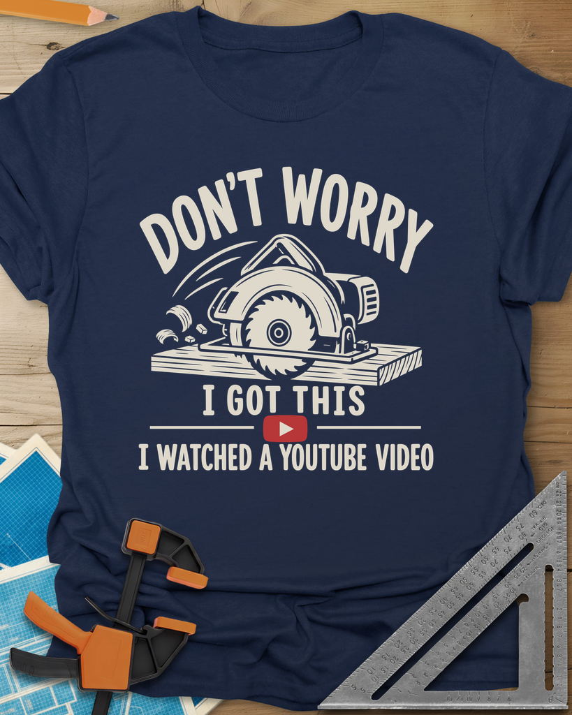 YouTube Pro Tee — navy