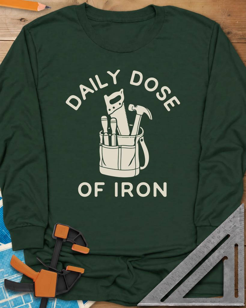 Daily Dose Long Sleeve Tee — forest_green