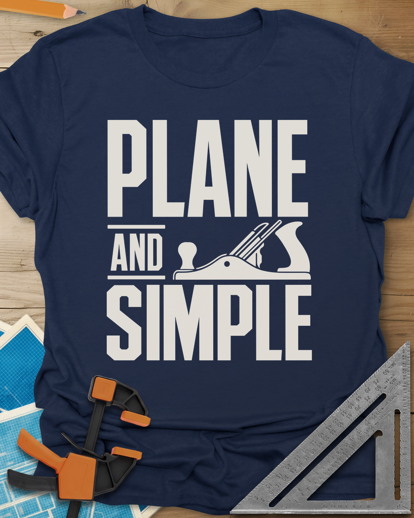 Plane & Simple Tee — navy