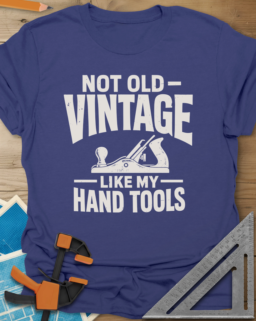 Vintage Tools Tee — metro_blue