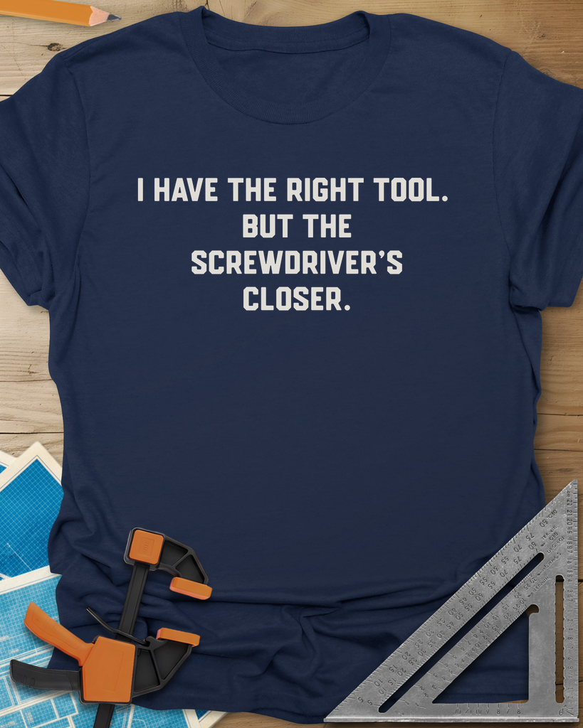 Right Tool Tee — navy
