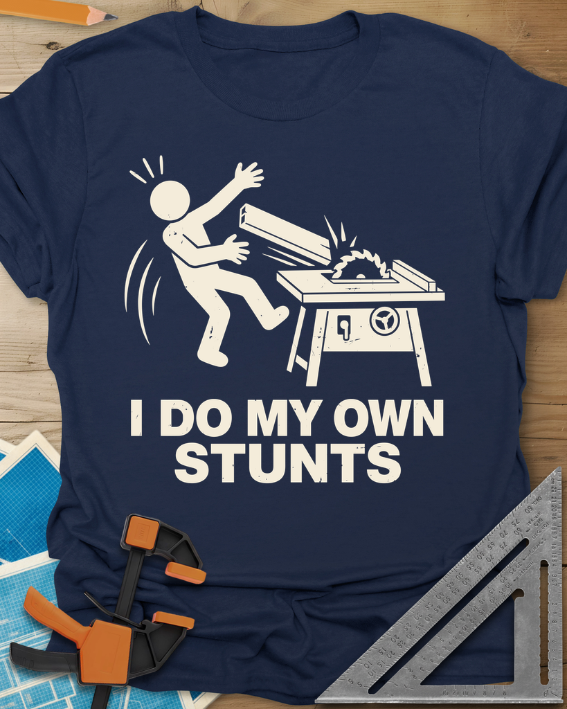 DIY Stunts Tee — navy