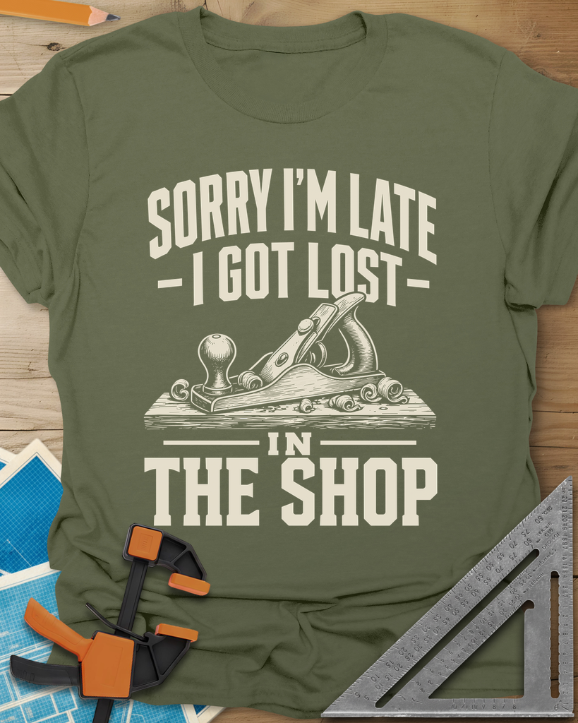 Lost In The Shop Tee — military_green