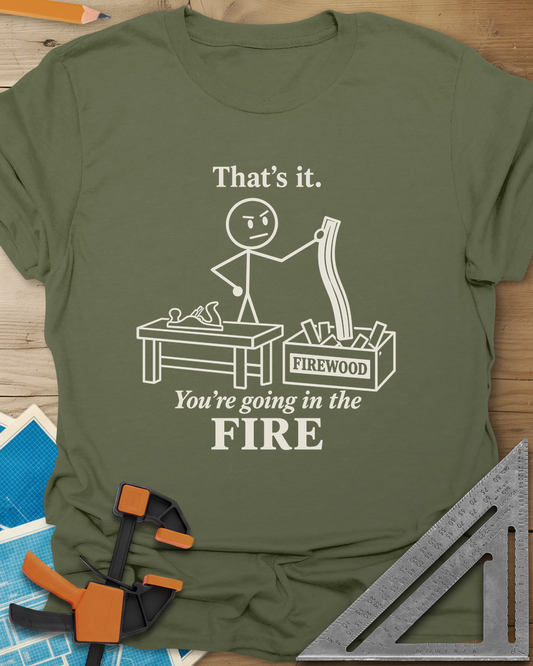 Firewood Decision Tee — military_green