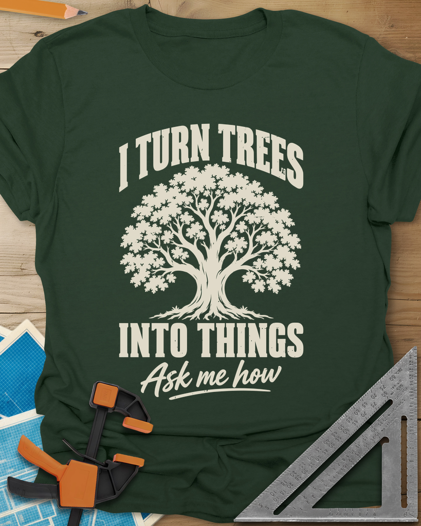 Tree Things Tee — forest_green