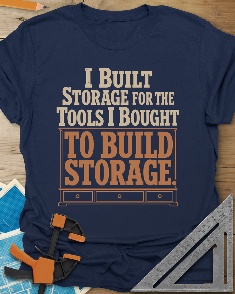 Build Storage Tee — navy