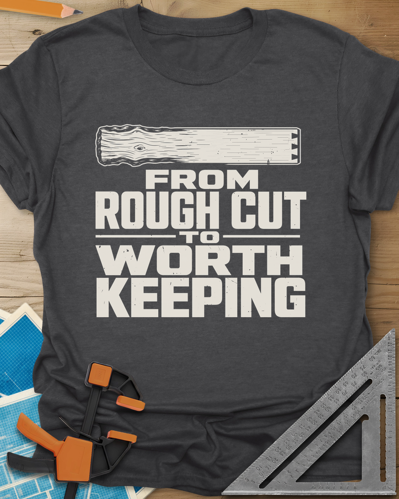 Rough To Worthy Tee — dark_heather_grey