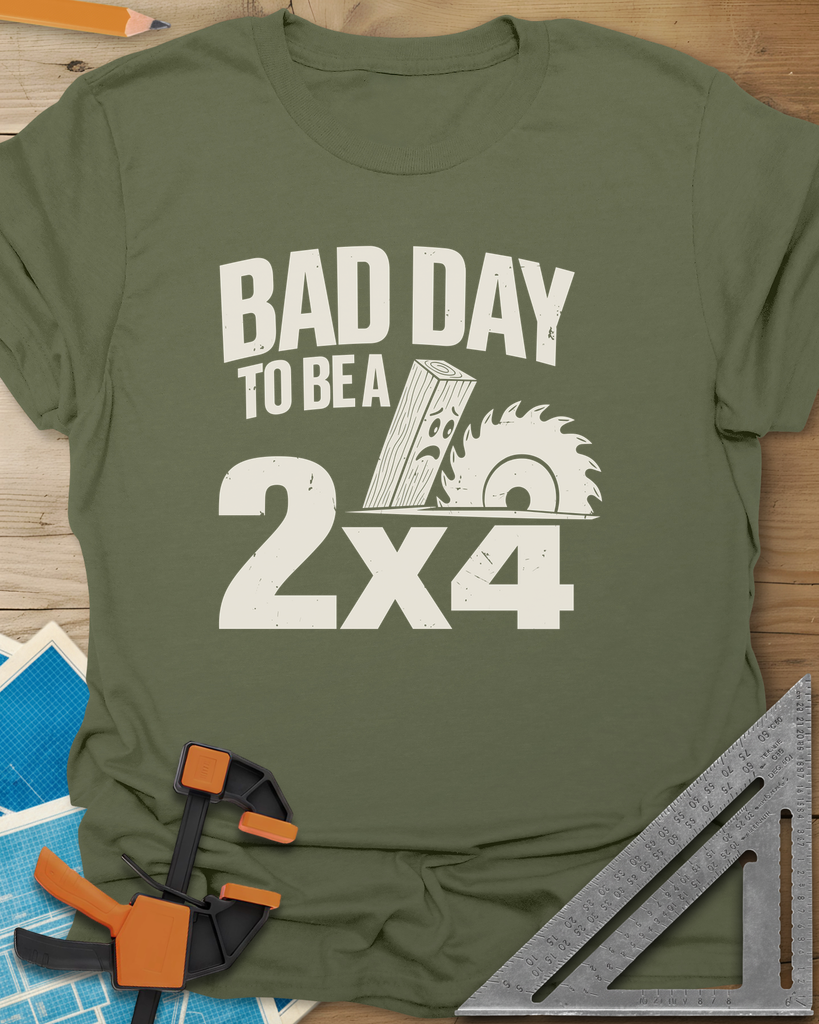 Bad Day 2x4 Tee — military_green