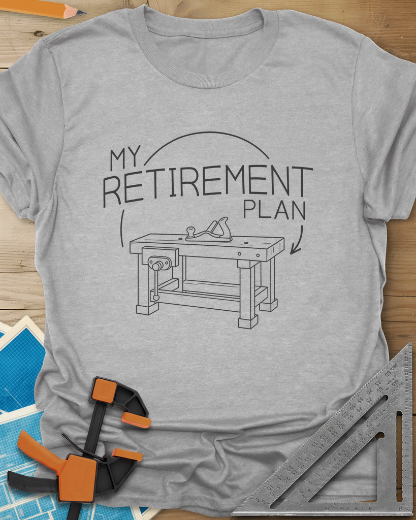Retirement Plan Tee — sport_grey