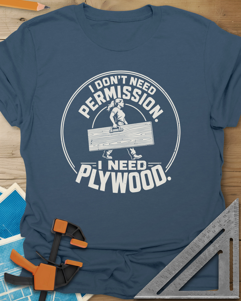 Need Plywood Tee — indigo_blue