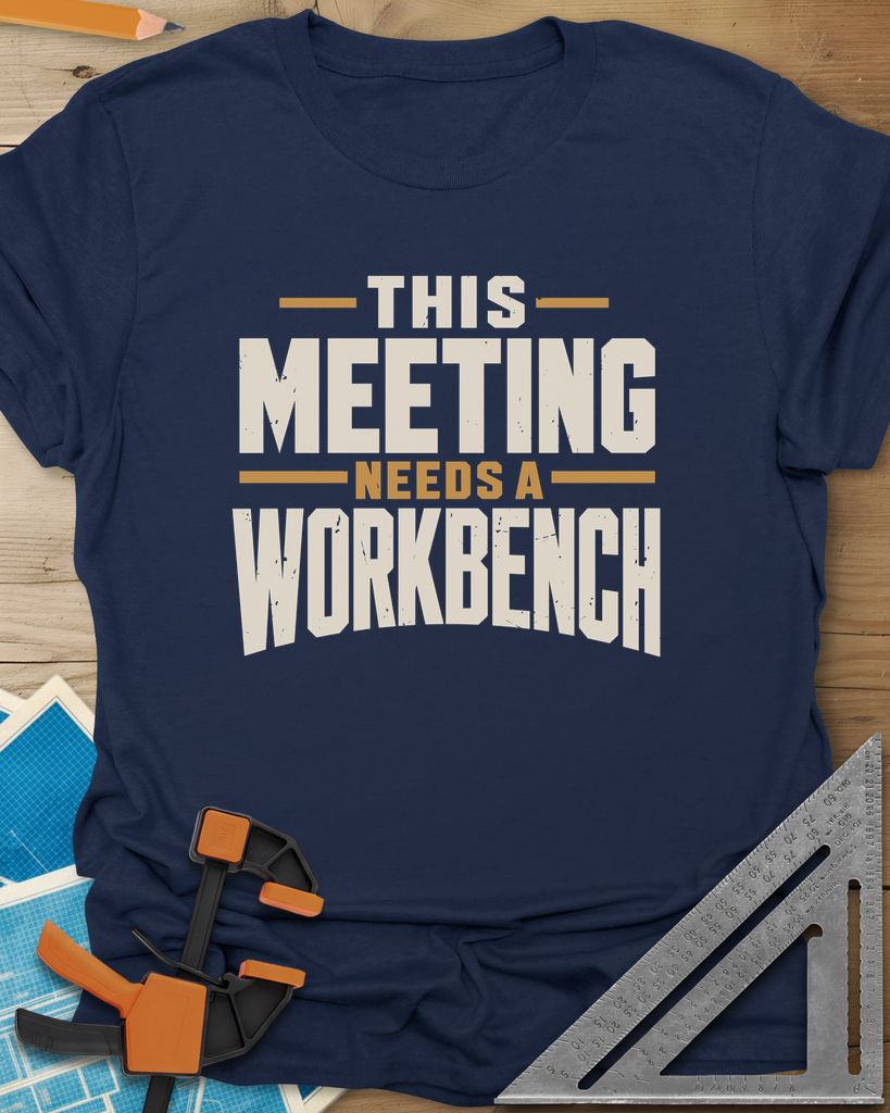 Meeting Workbench Tee — navy