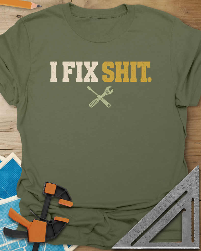 Fix-It Guy Tee — military_green