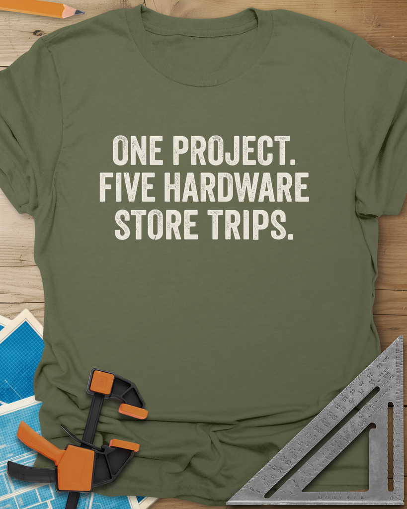 Five Store Trips Tee — military_green