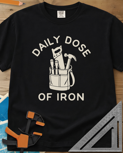 Daily Dose - Premium Heavyweight Tee — black
