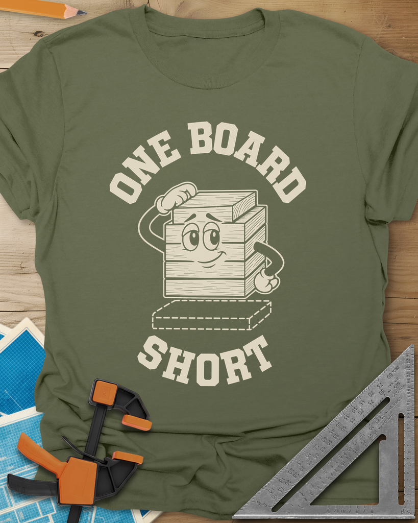One Board Short Tee — military_green