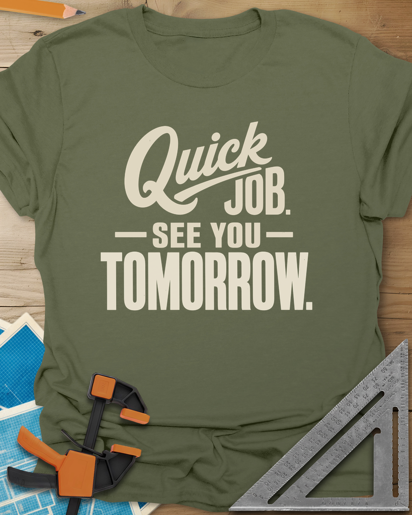 Quick Job Tee — military_green