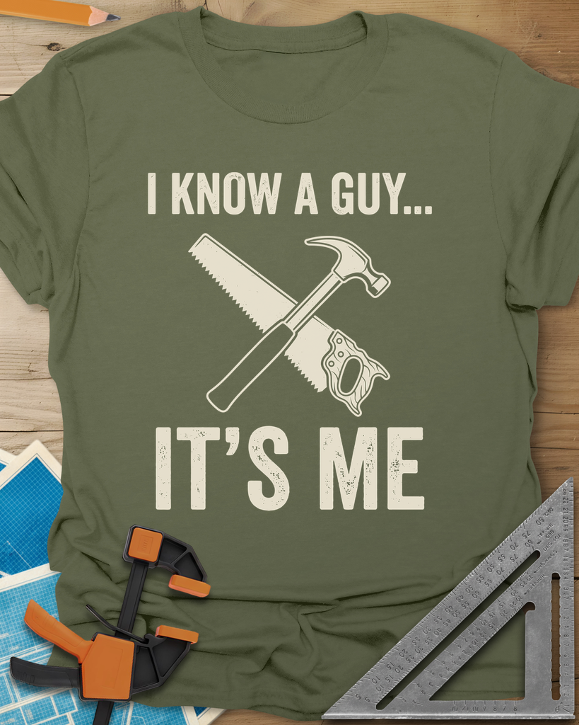 I Know A Guy Tee — military_green