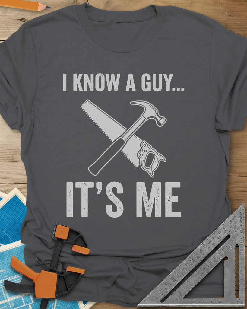 I Know A Guy Tee — charcoal