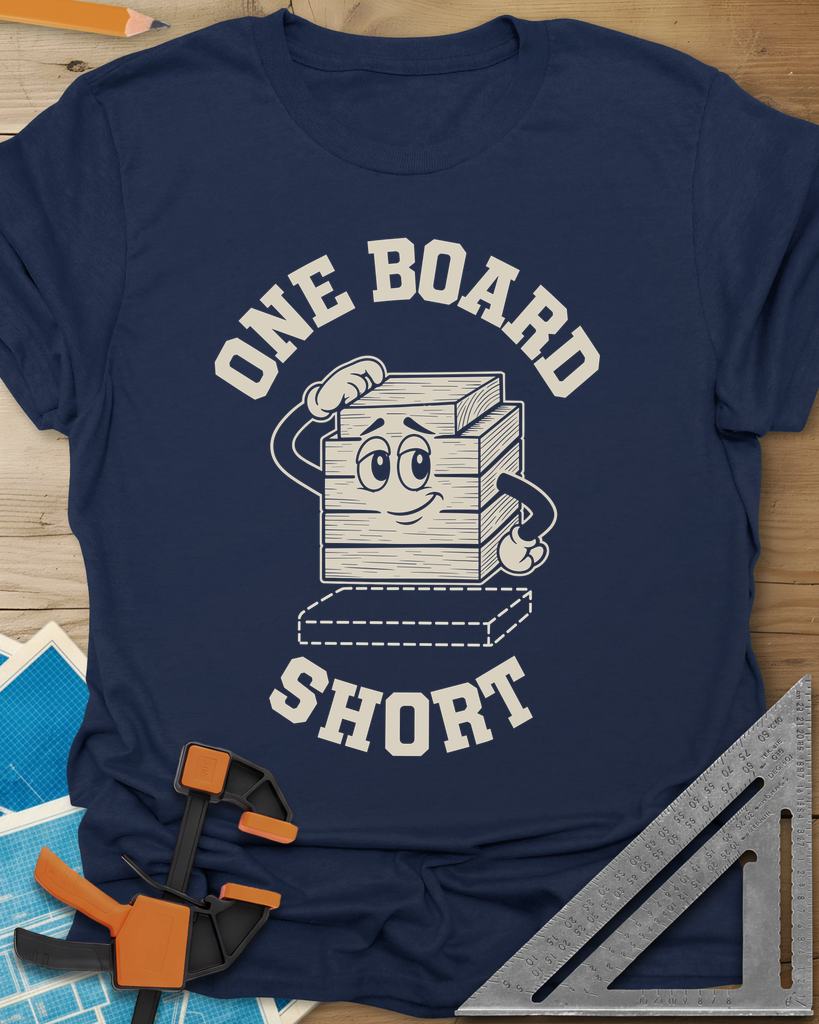 One Board Short Tee — navy