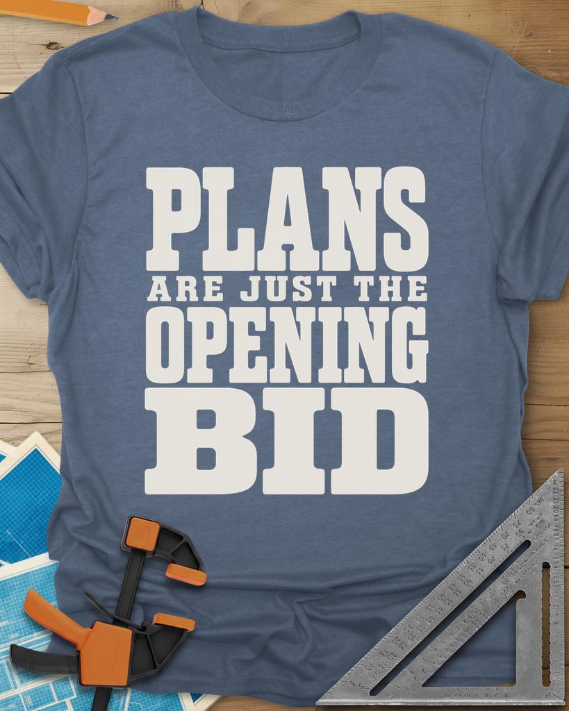 Opening Bid Tee — heather_indigo