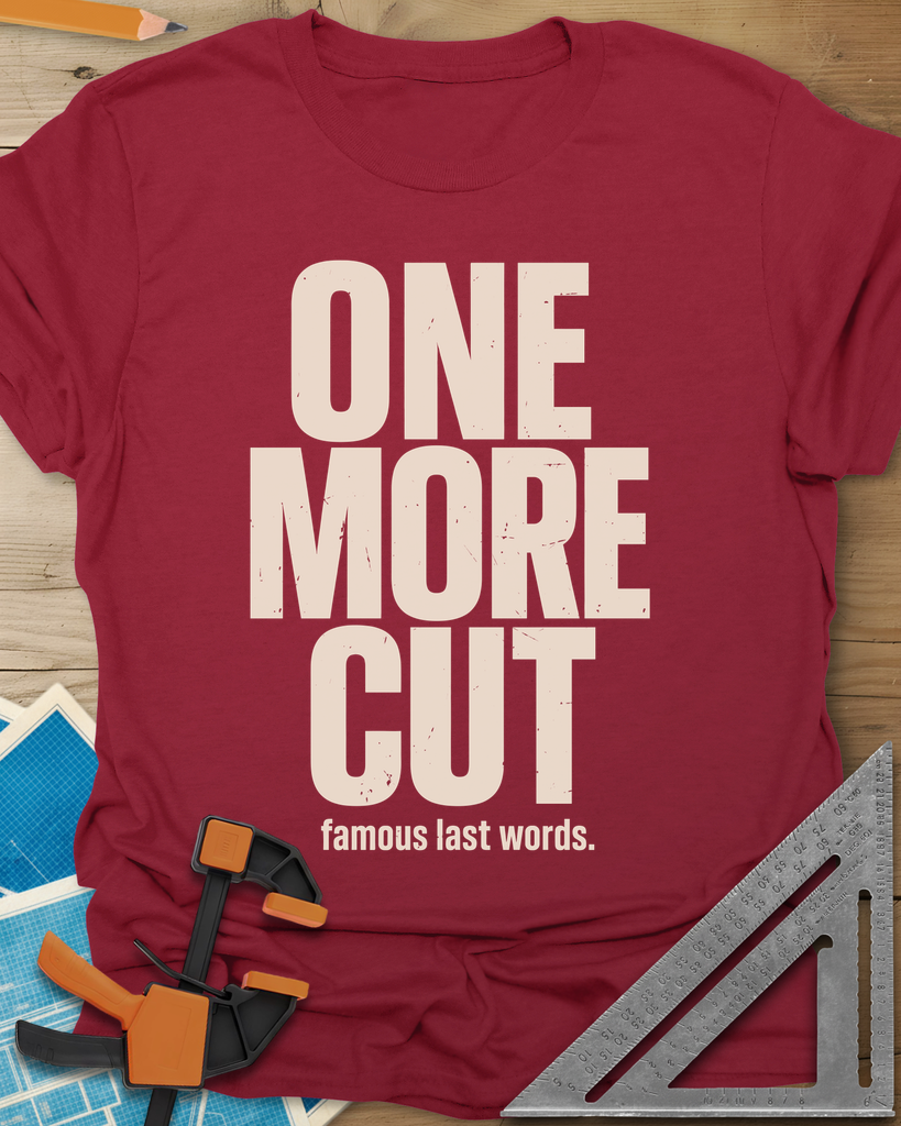 One More Cut Tee — cardinal_red