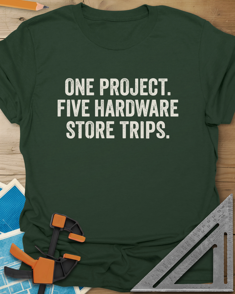 Five Store Trips Tee — forest_green