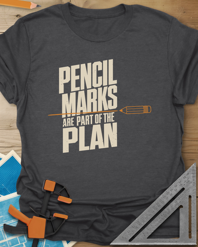 Pencil Marks Tee — dark_heather_grey