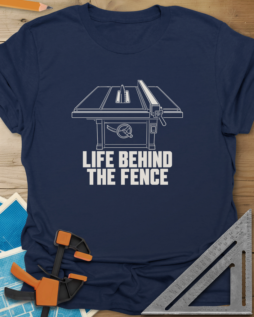 Behind The Fence Tee — navy