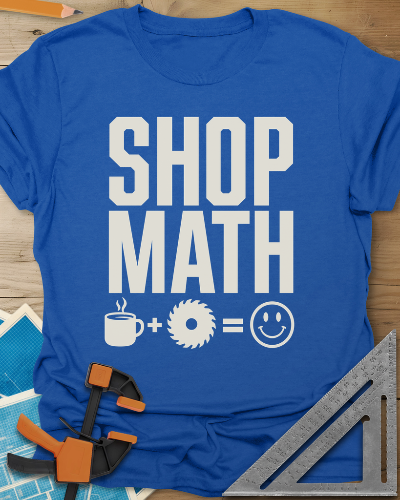 Shop Math Tee — royal