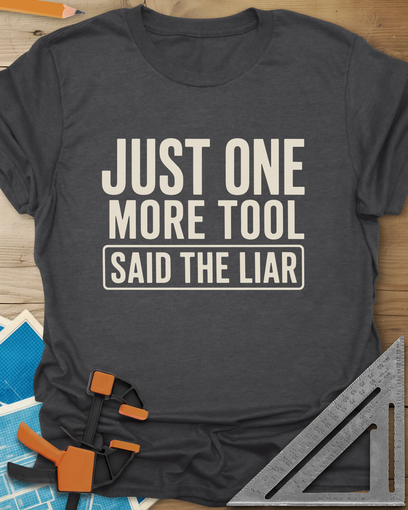 More Tools Tee — dark_heather_grey