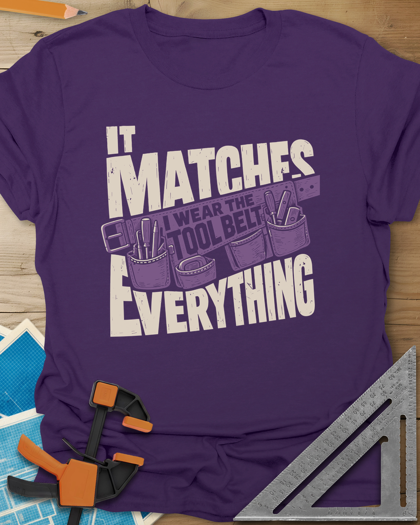 Tool Belt Tee — purple
