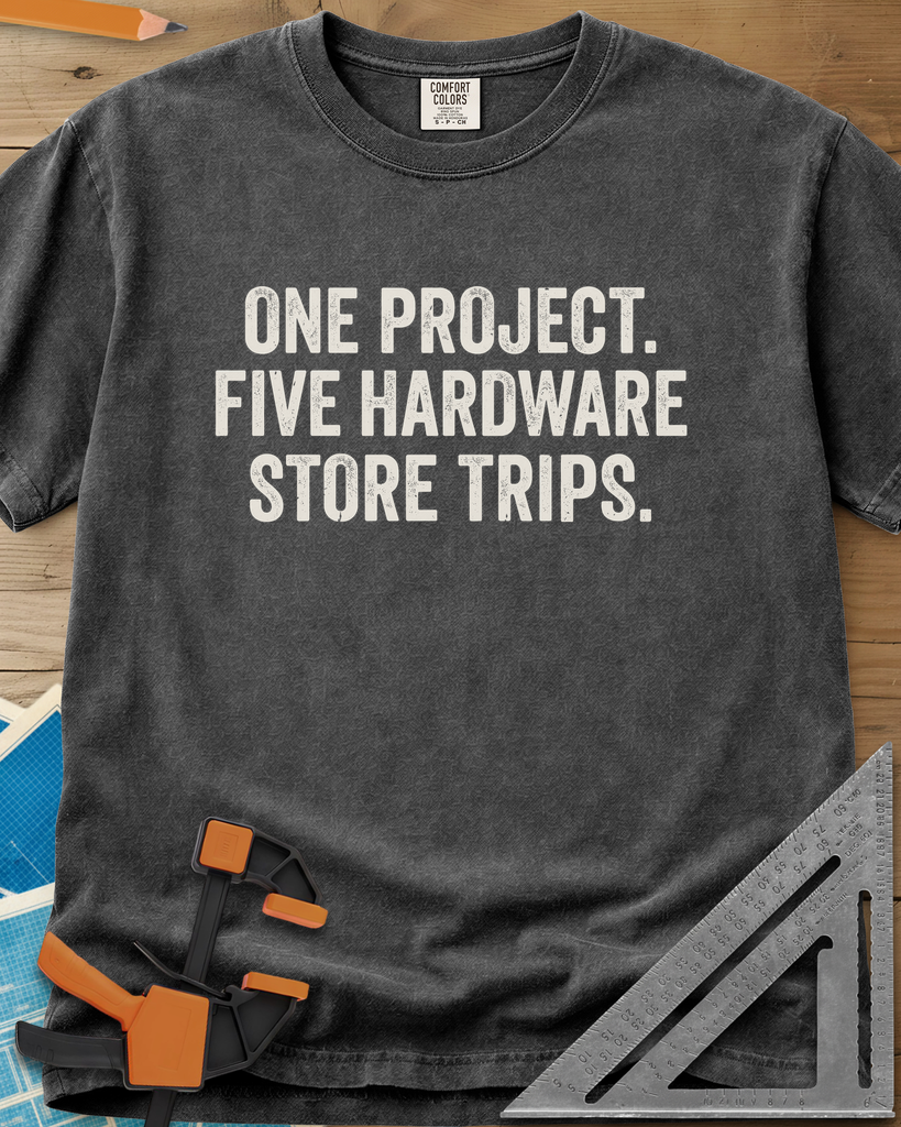 Five Store Trips - Premium Heavyweight Tee — pepper