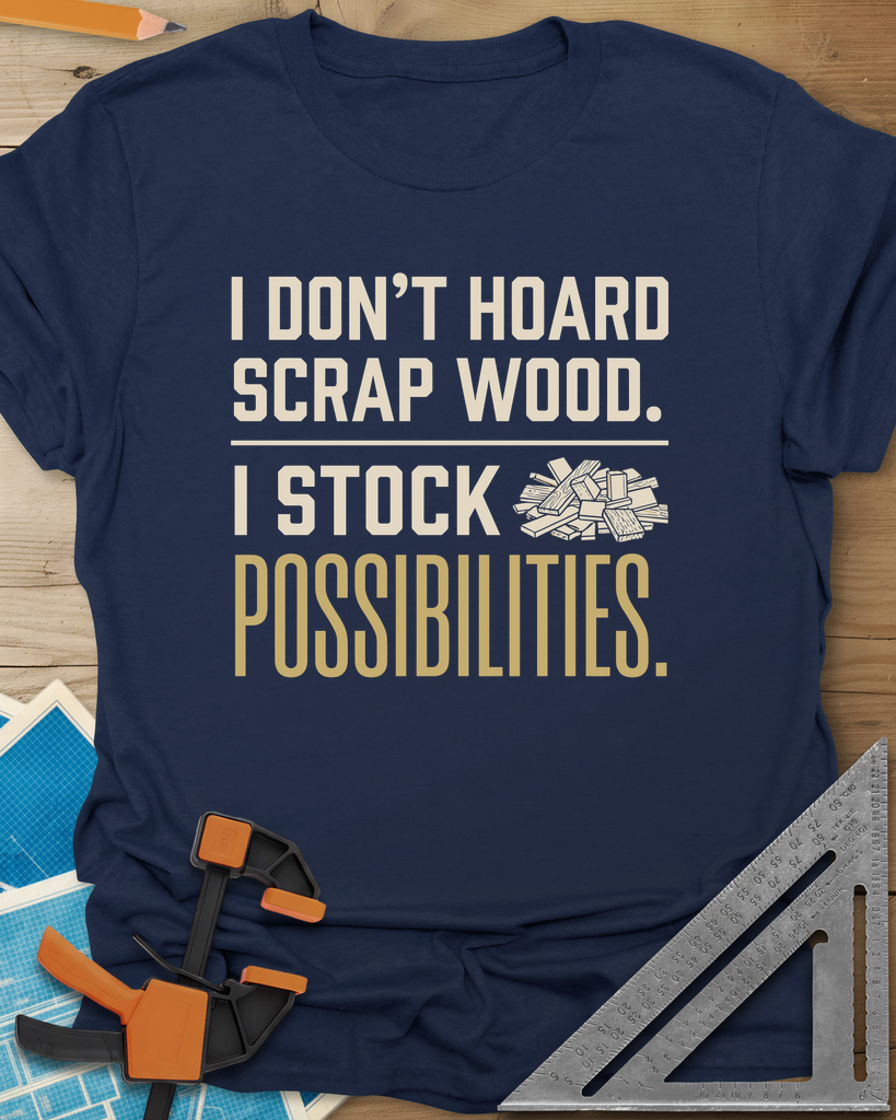 I Stock Possibilities Tee — navy