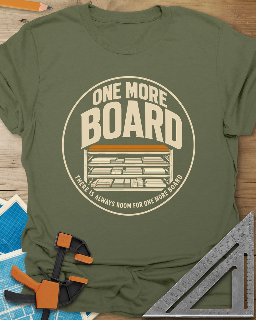 One More Board Tee — military_green