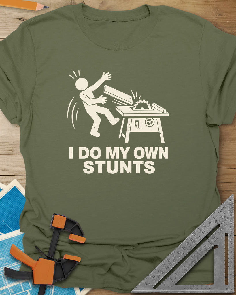 DIY Stunts Tee — military_green