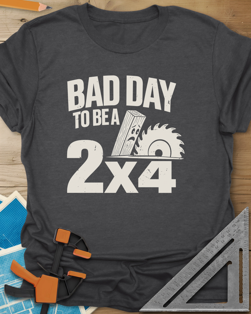 Bad Day 2x4 Tee — dark_heather_grey
