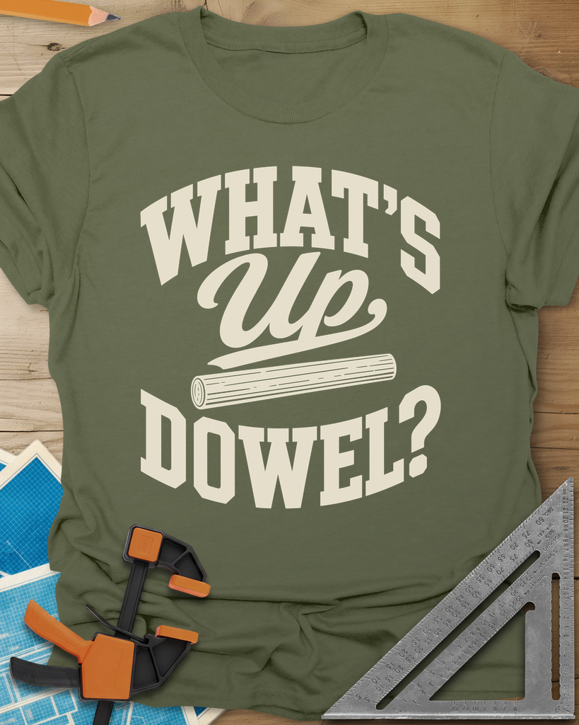 What'S Up Dowel Tee — military_green